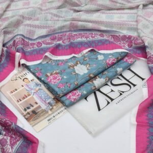 zesh printed lawn 3 piece suit (vol 1 design 01)