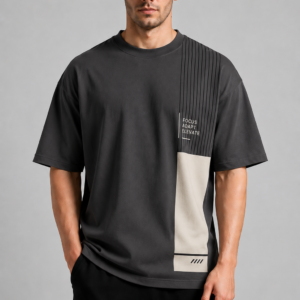 Gray Black T Shirt