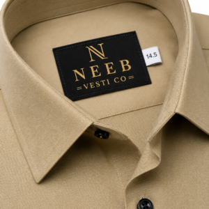 NEEB VESTI CO Premium Beige Formal Shirt – Executive Collection