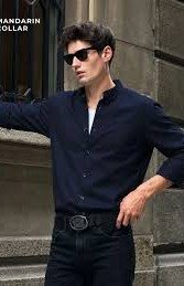 Men's Midnight Blue Casual Shirt